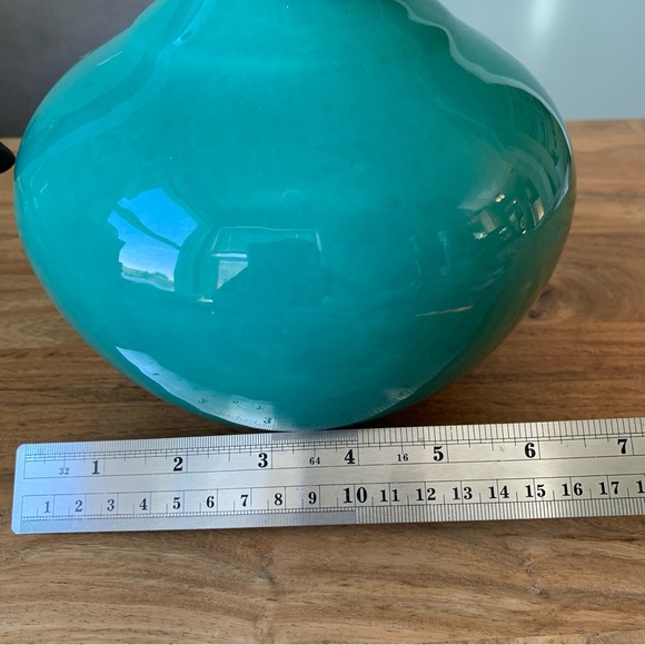 Metlox Pottery 238 Carafe Coffee Jug Vintage Ceramic Wooden Handle and Stamp - Picture 10 of 11